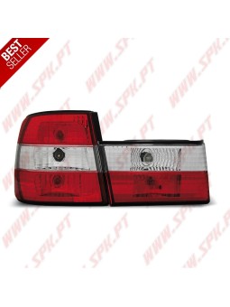 Farolins Cristal Red+Clear - BMW E34 Sedan (1988-1995)