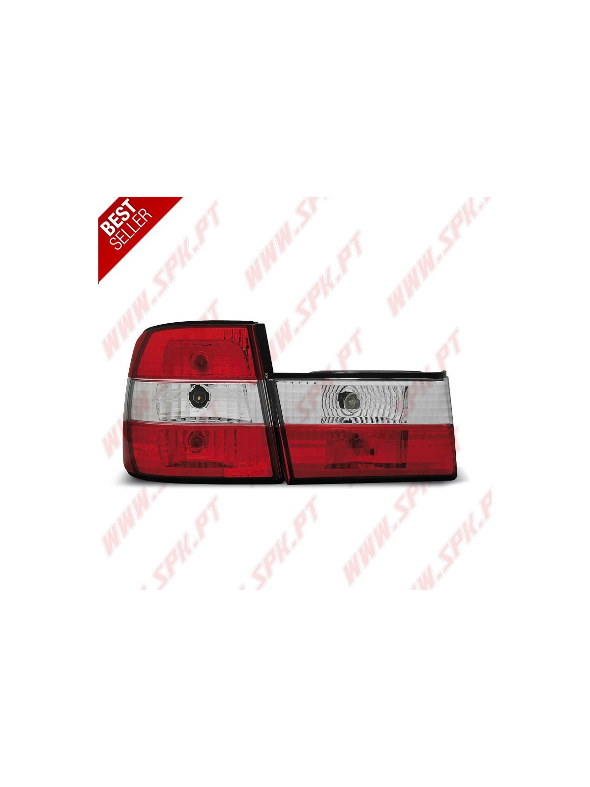 Farolins Cristal Red+Clear - BMW E34 Sedan (1988-1995) Farolins Cristal Red+Clear - BMW E34 Sedan (1988-1995)