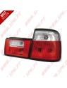 Farolins Cristal V.2 Red+Clear - BMW E34 Sedan (1988-1995) Farolins Cristal V.2 Red+Clear - BMW E34 Sedan (1988-1995)
