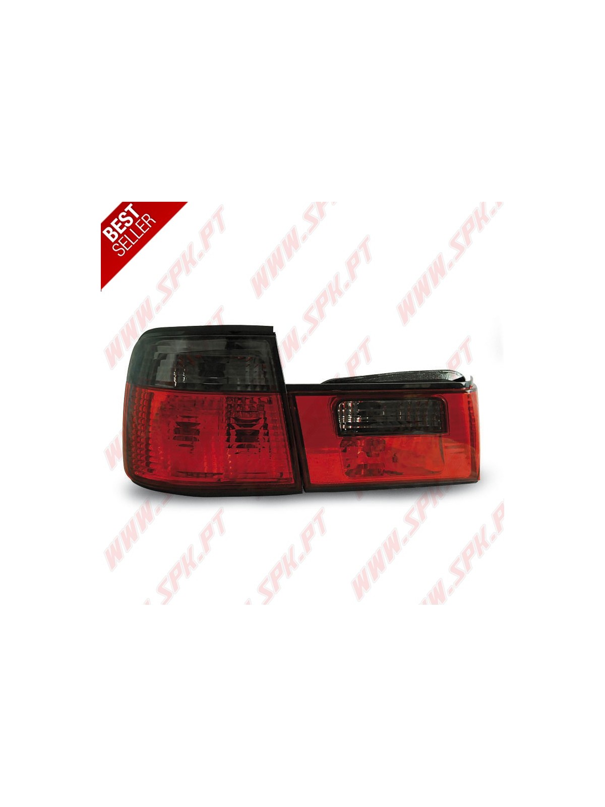 Farolins Cristal V.2 Red+Smoke - BMW E34 Sedan (1988-1995) Farolins Cristal V.2 Red+Smoke - BMW E34 Sedan (1988-1995)