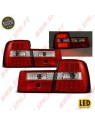 Farolins Cristal LED Red+Clear - BMW E34 Sedan (1988-1995)