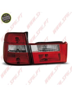 Farolins Cristal Red+Clear - BMW E34 Touring (1991-1996)