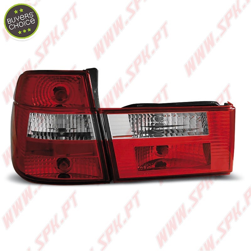 Farolins Cristal Red+Clear - BMW E34 Touring (1991-1996) Farolins Cristal Red+Clear - BMW E34 Touring (1991-1996)