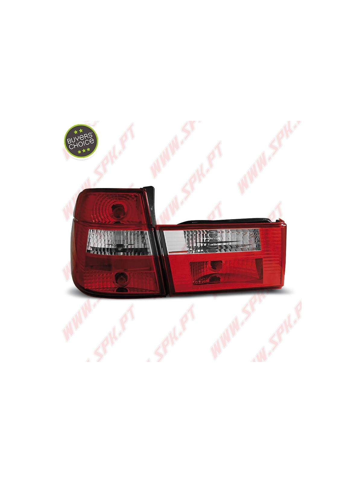 Farolins Cristal Red+Clear - BMW E34 Touring (1991-1996) Farolins Cristal Red+Clear - BMW E34 Touring (1991-1996)