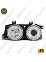 Faróis Angel Eyes LED / Chrome - BMW E34 (1988-1996) Faróis Angel Eyes LED / Chrome - BMW E34 (1988-1996)