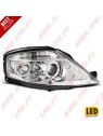 Faróis Angel Eyes / Chrome - Citroen C3 (2002-2009) Faróis Angel Eyes / Chrome - Citroen C3 (2002-2009)