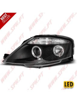 Faróis Angel Eyes / Black - Citroen C3 (2002-2009)