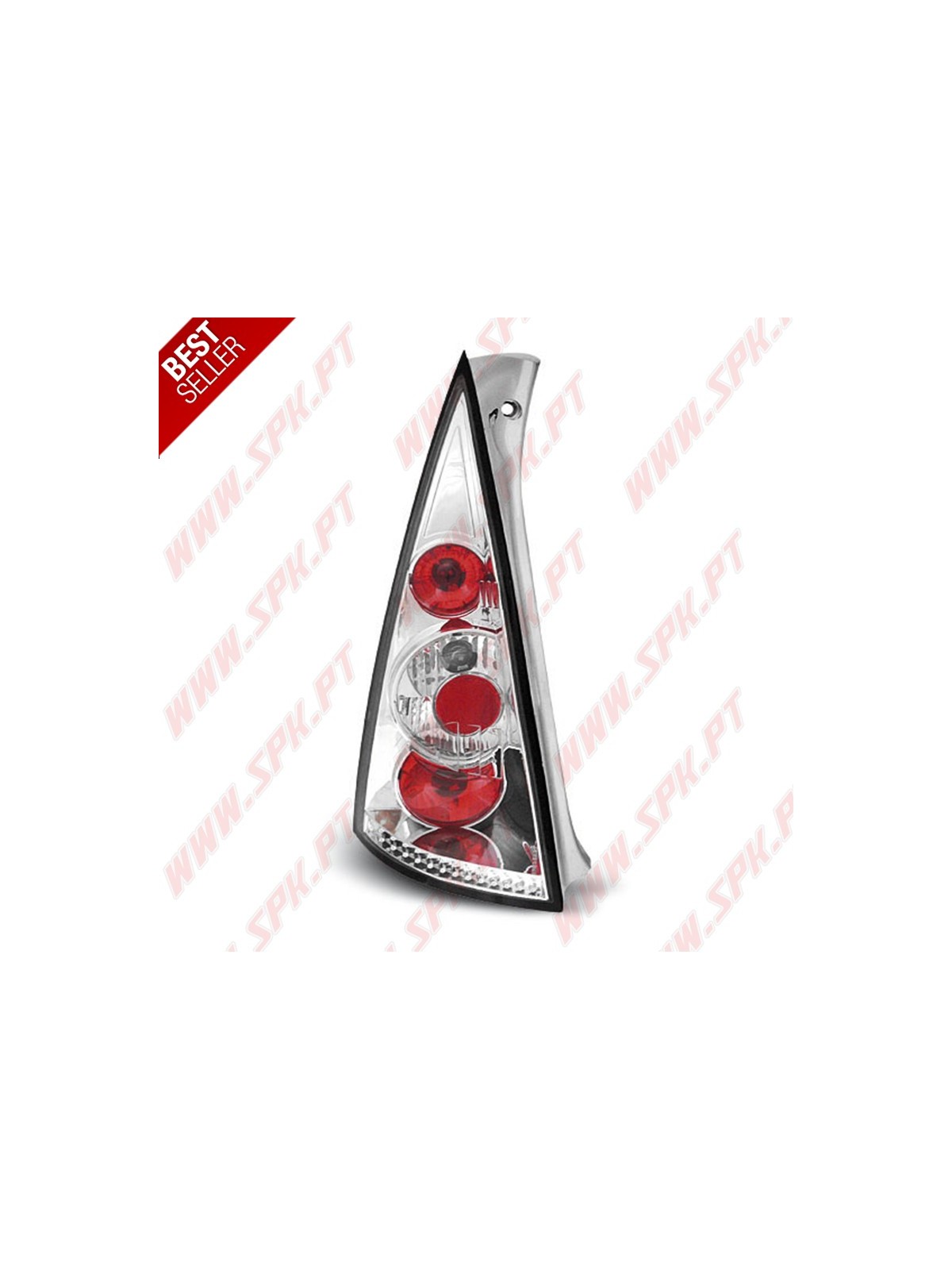 Farolins Cristal Chrome - Citroen C3 (2002-2005) Farolins Cristal Chrome - Citroen C3 (2002-2005)
