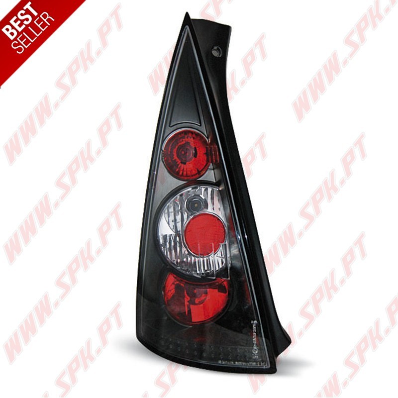 Farolins Cristal Black - Citroen C3 (2002-2005)