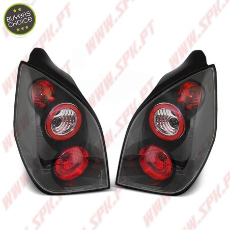 Farolins Cristal Black - Citroen C2 (2003-2010)