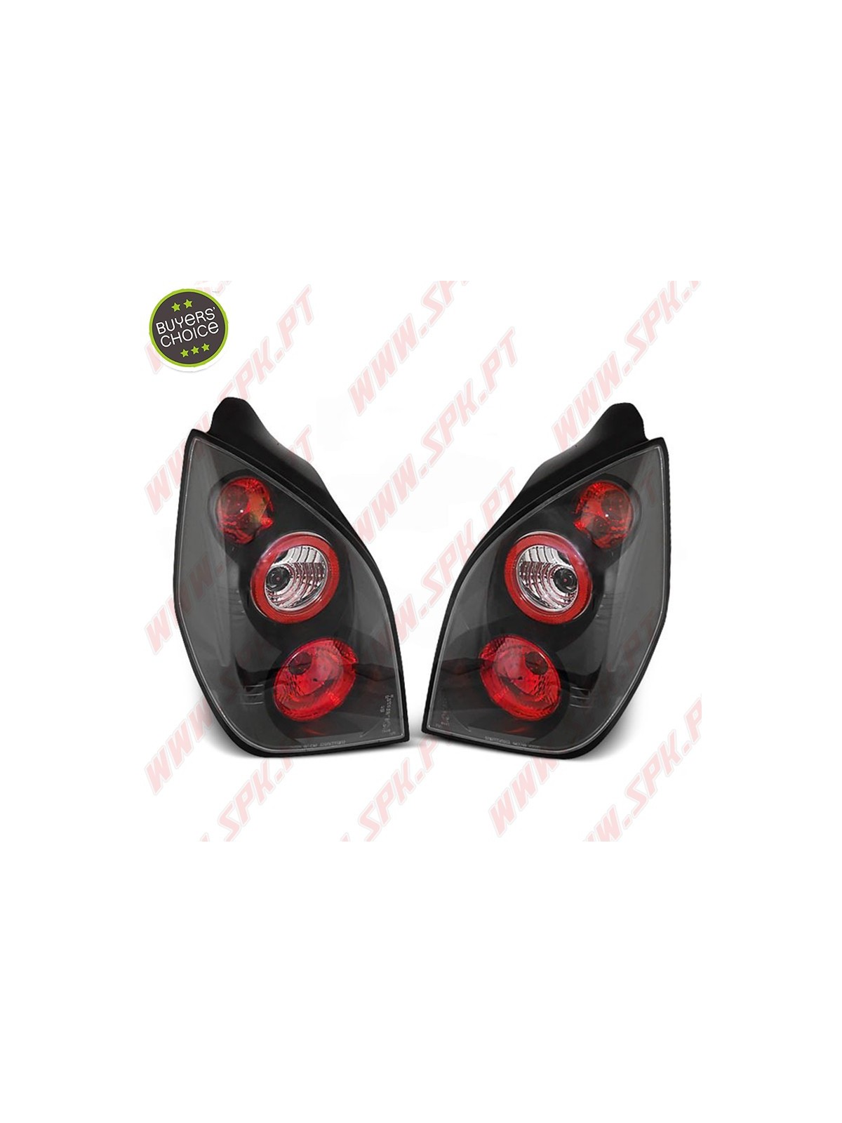 Farolins Cristal Black - Citroen C2 (2003-2010)