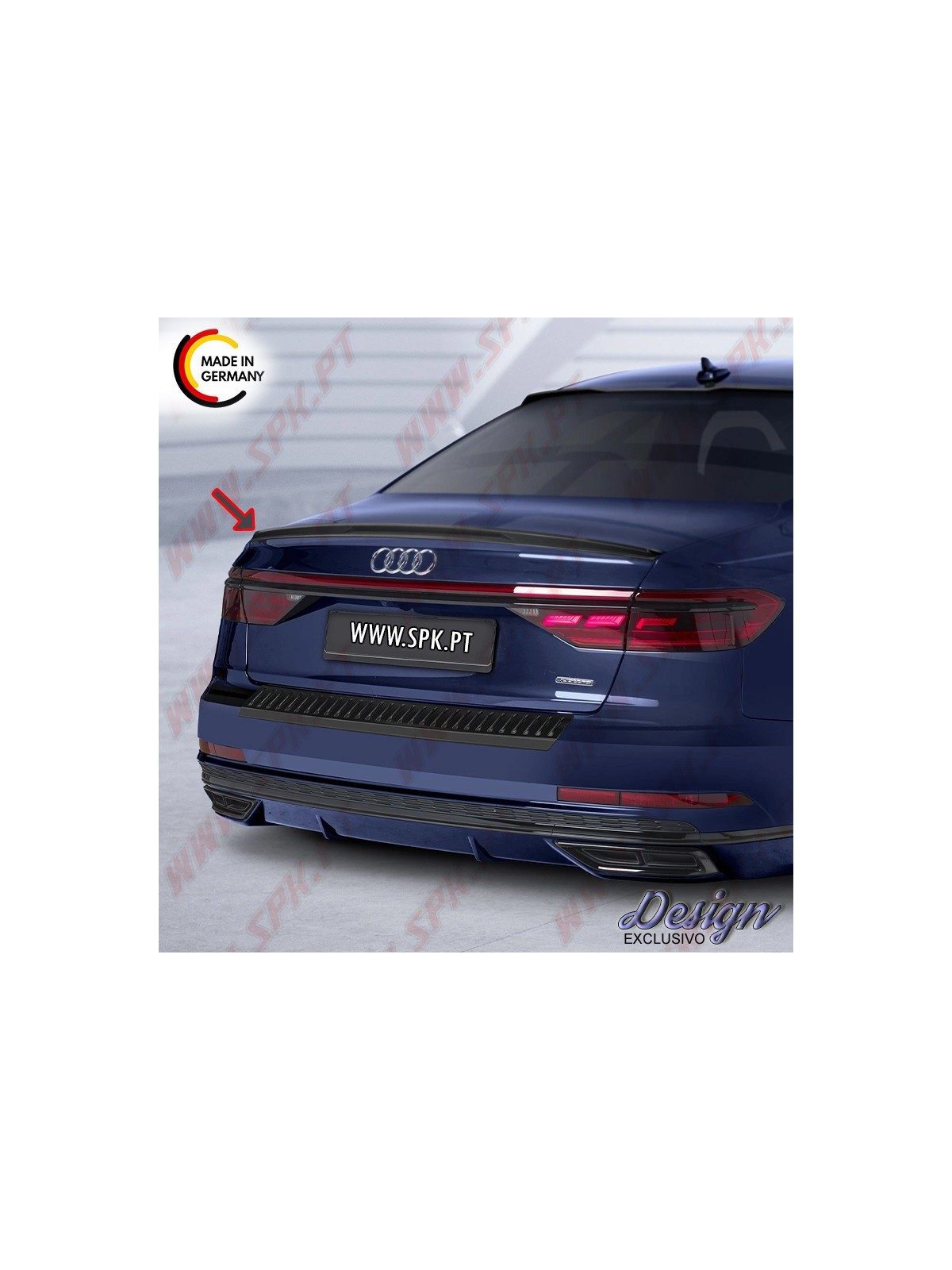 Aileron Traseiro Inferior (Mala) - Audi A8 D5 (2017-) Aileron Traseiro Inferior (Mala) - Audi A8 D5 (2017-)