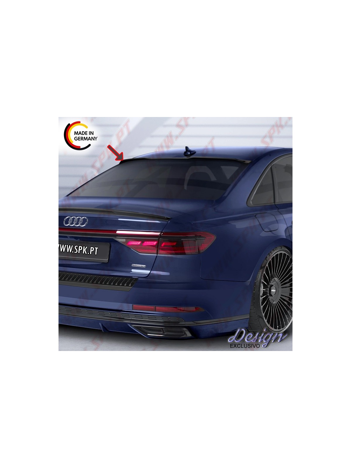 Aileron Traseiro Superior (Vidro) - Audi A8 D5 (2017-)