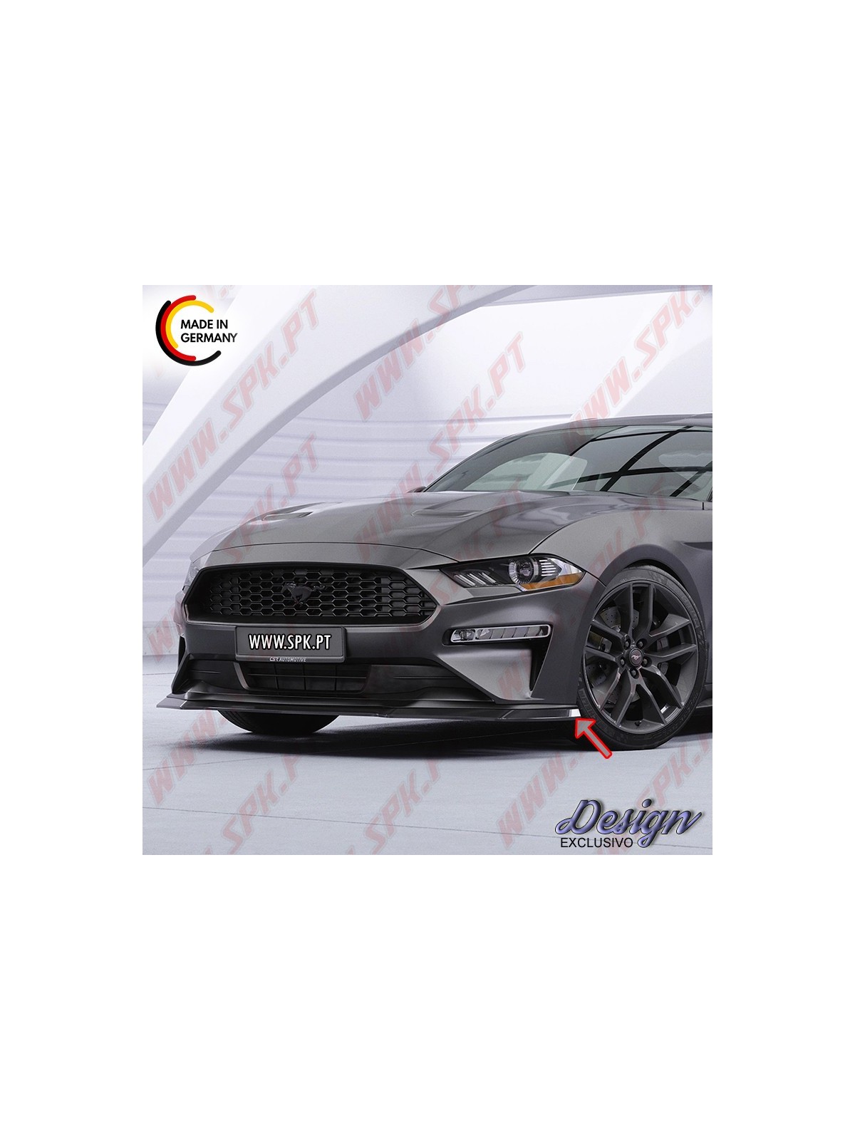 Lip Spoiler Frontal - Ford Mustang VI Facelift (2017-) Lip Spoiler Frontal - Ford Mustang VI Facelift (2017-)