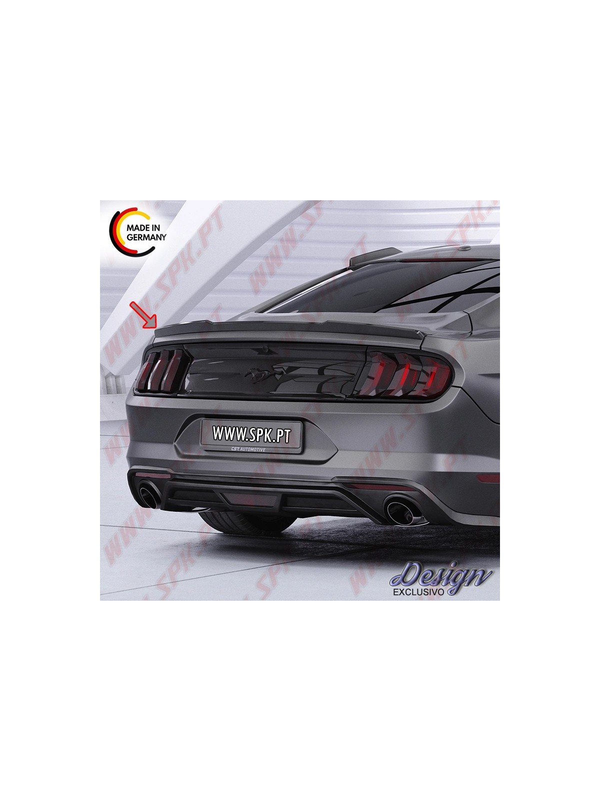 Aileron Traseiro Inferior (Mala) - Ford Mustang VI Coupe (2014-2023)