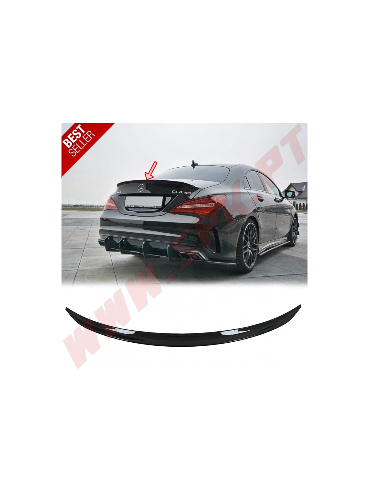 Aileron Traseiro Mercedes CLA C117 (2013-2019)