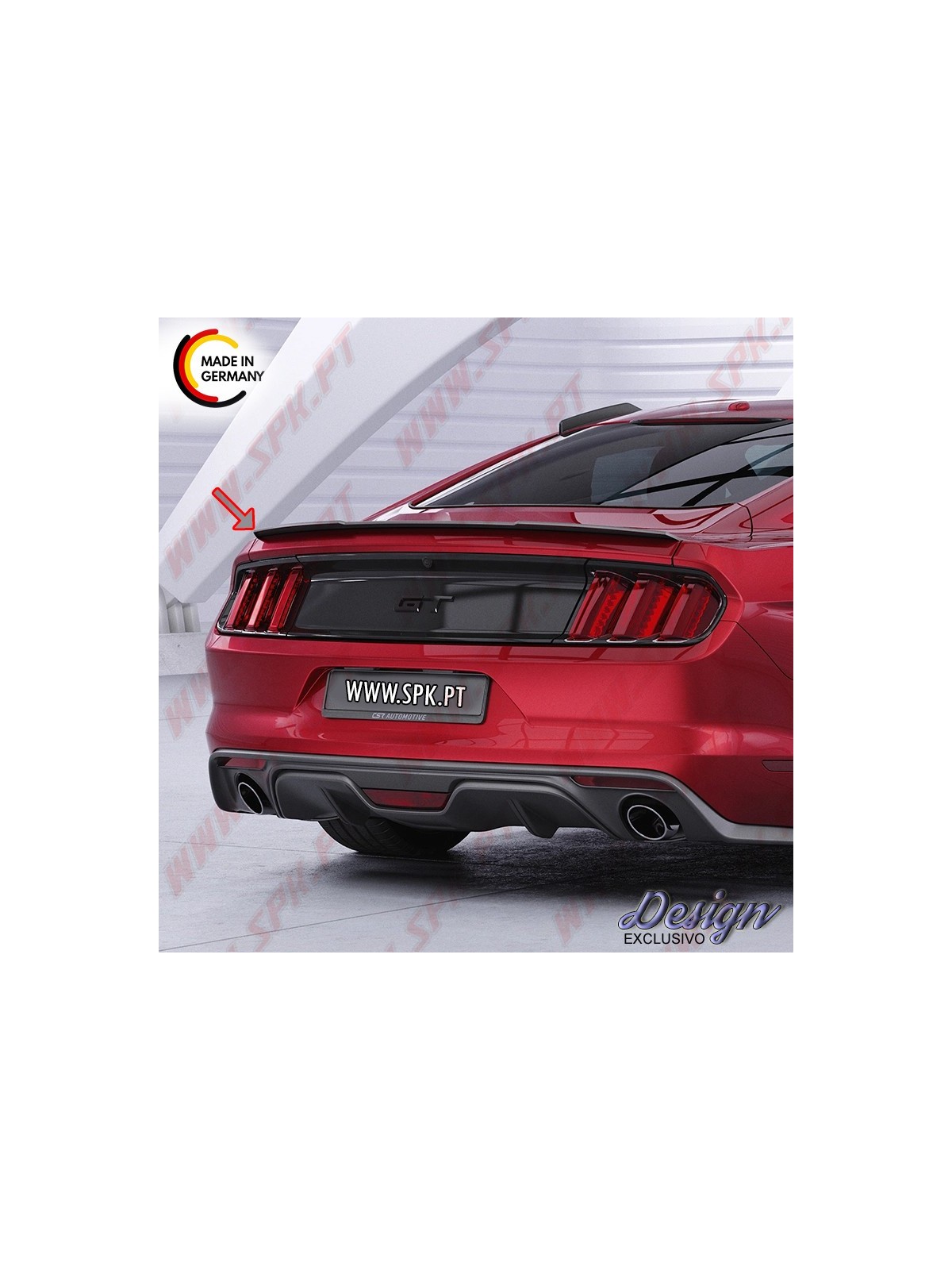 Aileron Traseiro Inferior (Mala) - Ford Mustang VI Facelift Coupe (2017-)