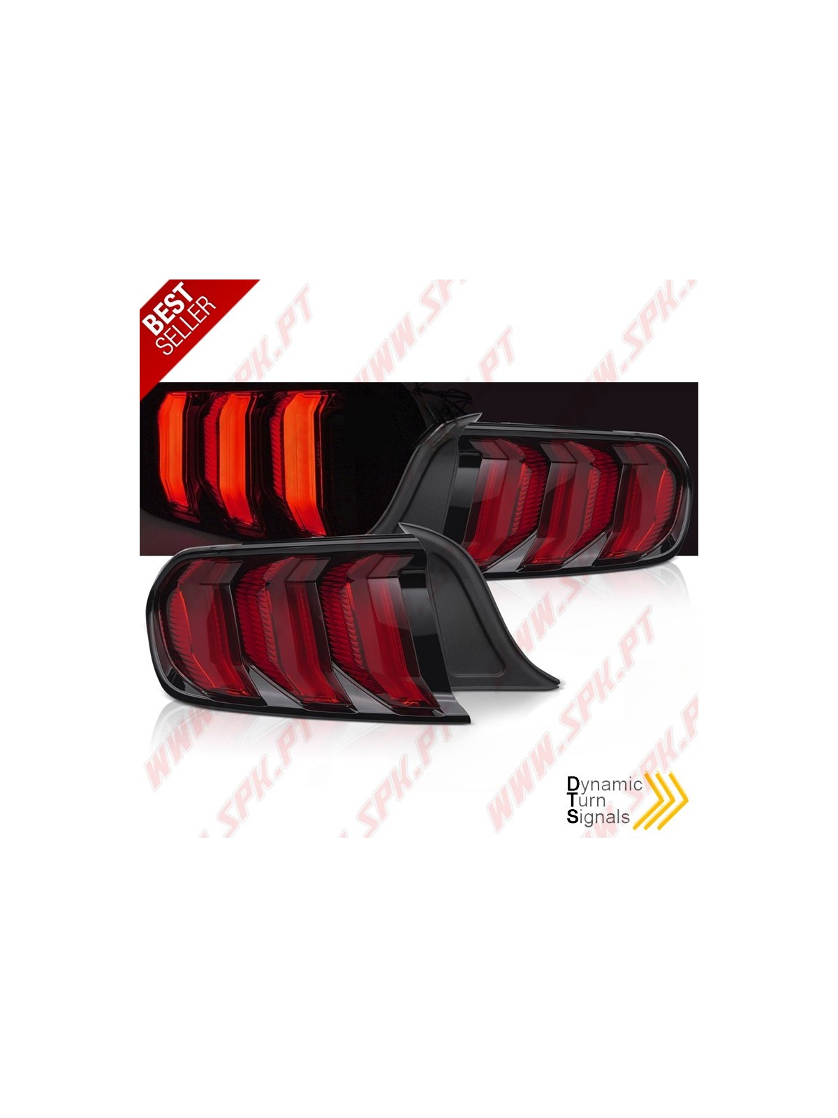 Farolins LED Dynamic Red - Ford Mustang 6 (2014-2022)