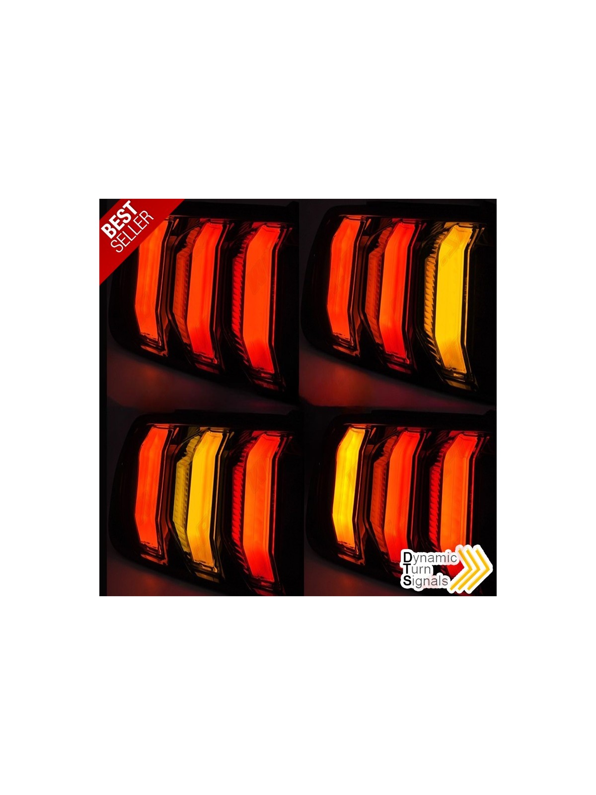 Farolins LED Dynamic Smoke - Ford Mustang 6 (2014-2022)