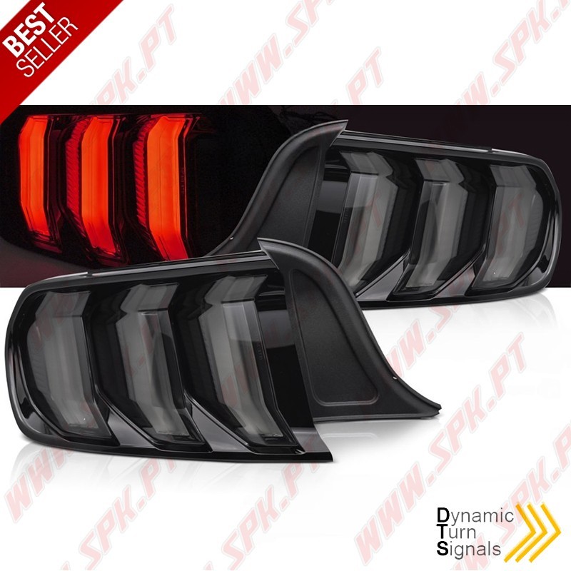 Farolins LED Dynamic Smoke - Ford Mustang 6 (2014-2022)