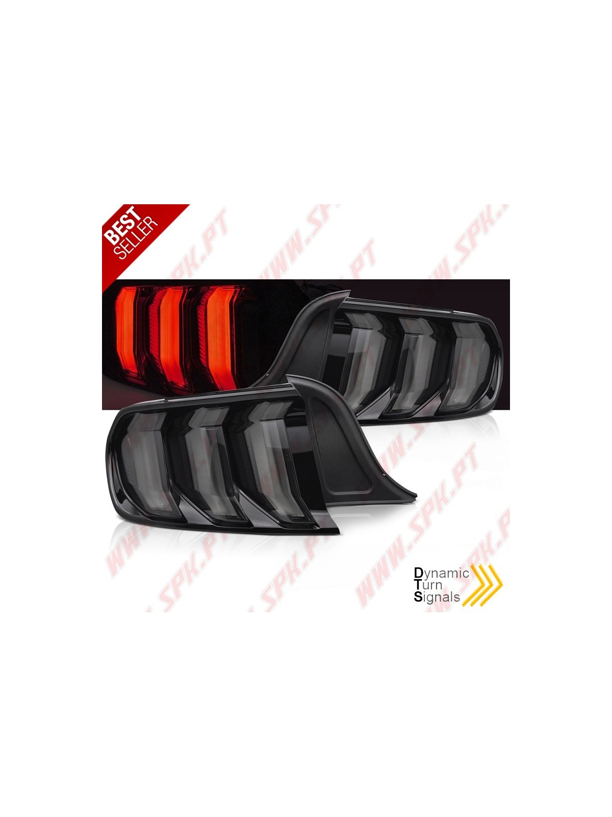 Farolins LED Dynamic Smoke - Ford Mustang 6 (2014-2022)