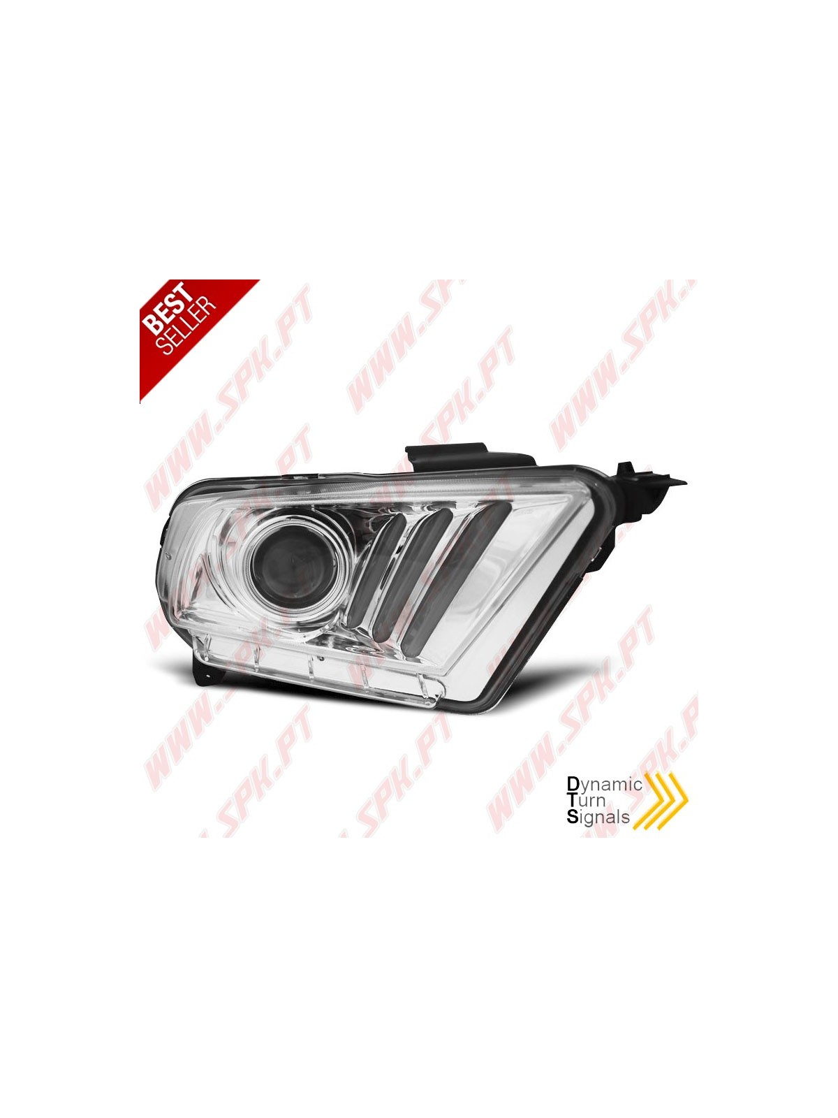 Faróis LED / Tube-Light Chrome - Ford Mustang 5 (2010-2013) Faróis LED / Tube-Light Chrome - Ford Mustang 5 (2010-2013)