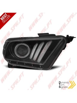 Faróis LED / Tube-Light Black - Ford Mustang 5 (2010-2013)