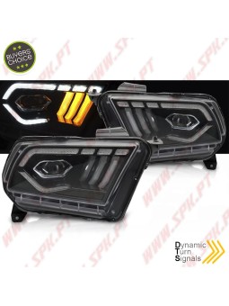 Faróis FULL-LED / DRL Black - Ford Mustang 5 (2010-2013)