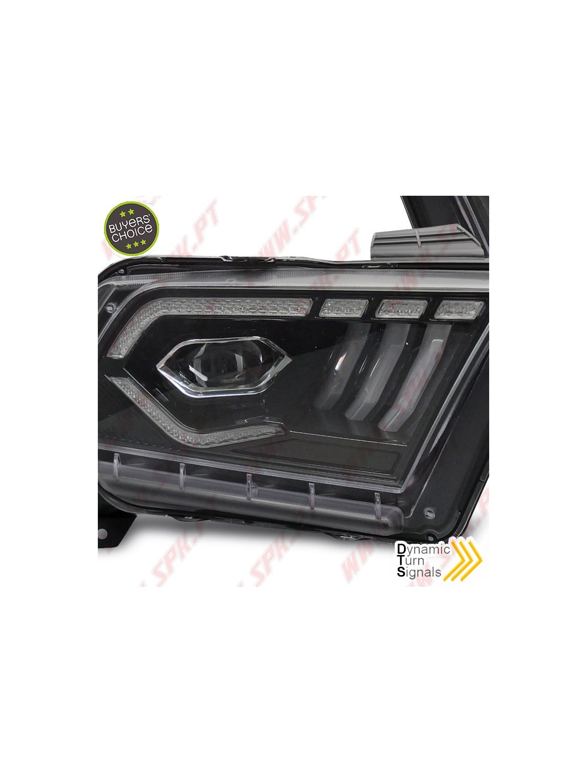 Faróis FULL-LED / DRL Black - Ford Mustang 5 (2010-2013) Faróis FULL-LED / DRL Black - Ford Mustang 5 (2010-2013)