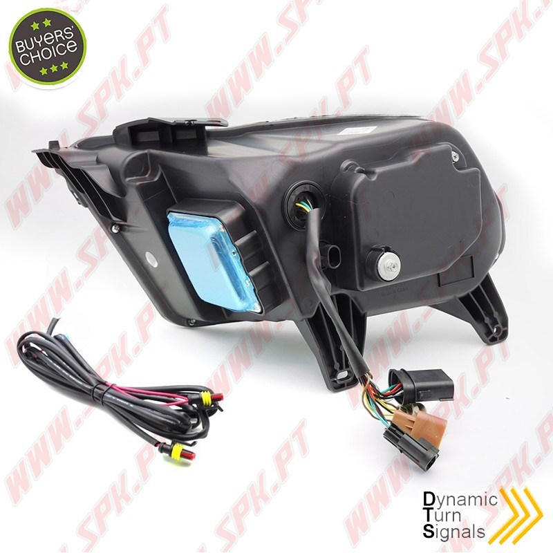 Faróis FULL-LED / DRL Black - Ford Mustang 5 (2010-2013) Faróis FULL-LED / DRL Black - Ford Mustang 5 (2010-2013)