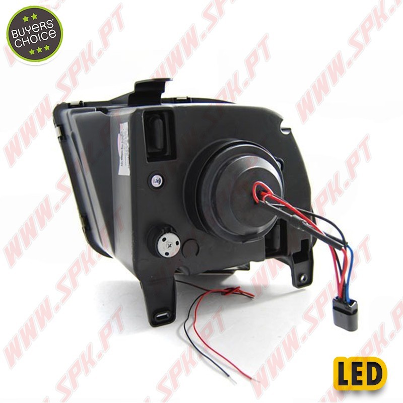 Faróis LED / Tube-Light Black - Ford Mustang 4 (2004-2009) Faróis LED / Tube-Light Black - Ford Mustang 4 (2004-2009)