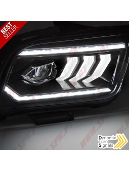 Faróis FULL-LED / DRL Black - Ford Mustang 4 (2004-2009)