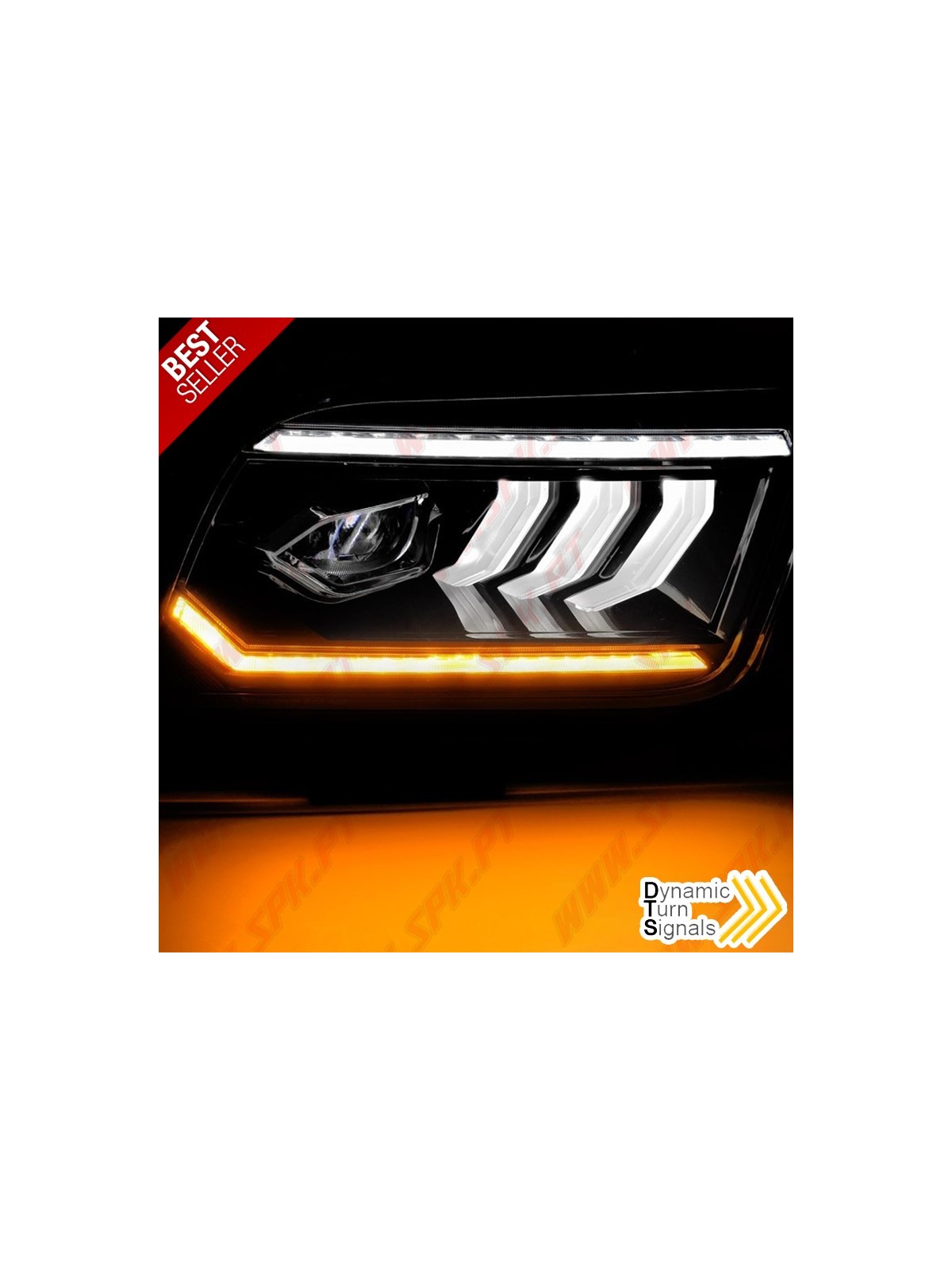 Faróis FULL-LED / DRL Black - Ford Mustang 4 (2004-2009) Faróis FULL-LED / DRL Black - Ford Mustang 4 (2004-2009)