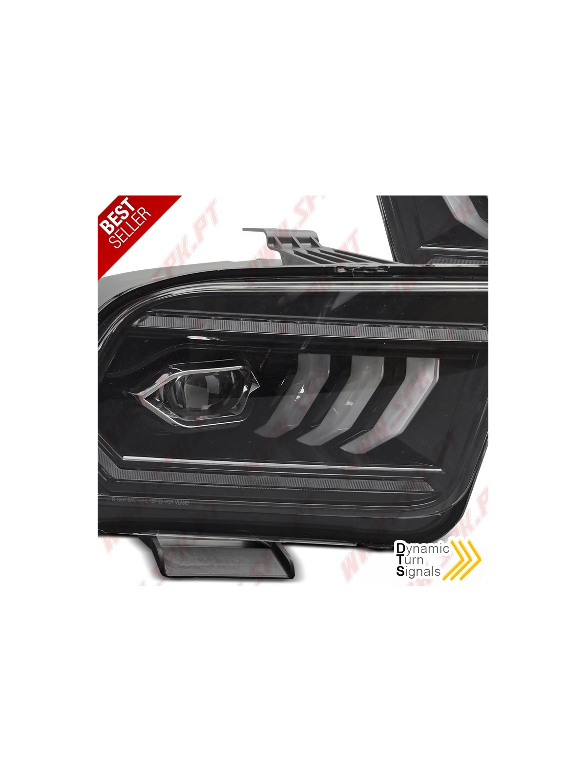 Faróis FULL-LED / DRL Black - Ford Mustang 4 (2004-2009) Faróis FULL-LED / DRL Black - Ford Mustang 4 (2004-2009)