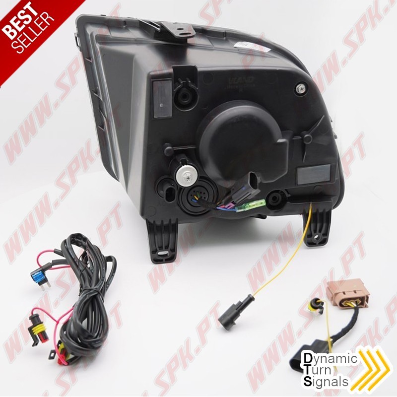 Faróis FULL-LED / DRL Black - Ford Mustang 4 (2004-2009) Faróis FULL-LED / DRL Black - Ford Mustang 4 (2004-2009)