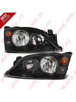 Faróis Look OEM Black - Ford Mondeo 3 (2000-2007)