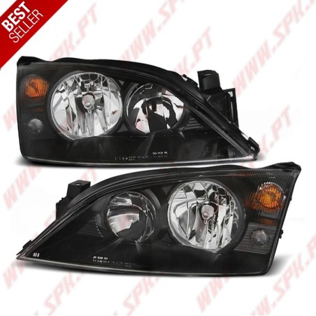 Faróis Look OEM Black - Ford Mondeo 3 (2000-2007)
