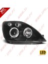 Faróis Angel Eyes Black - Ford Fiesta 5 (2002-2005) Faróis Angel Eyes Black - Ford Fiesta 5 (2002-2005)