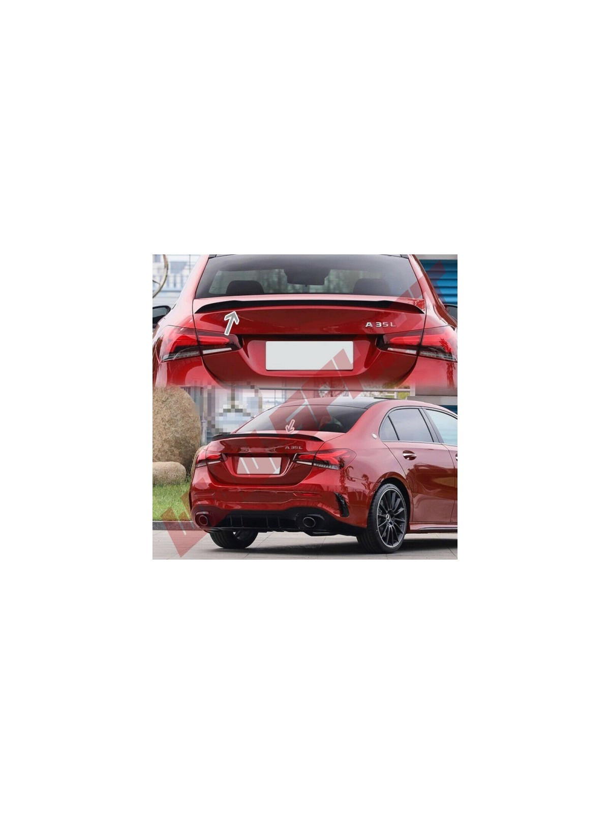 Aileron Traseiro Look AMG Mercedes W177 Sedan (2018-) Aileron Traseiro Look AMG Mercedes W177 Sedan (2018-)