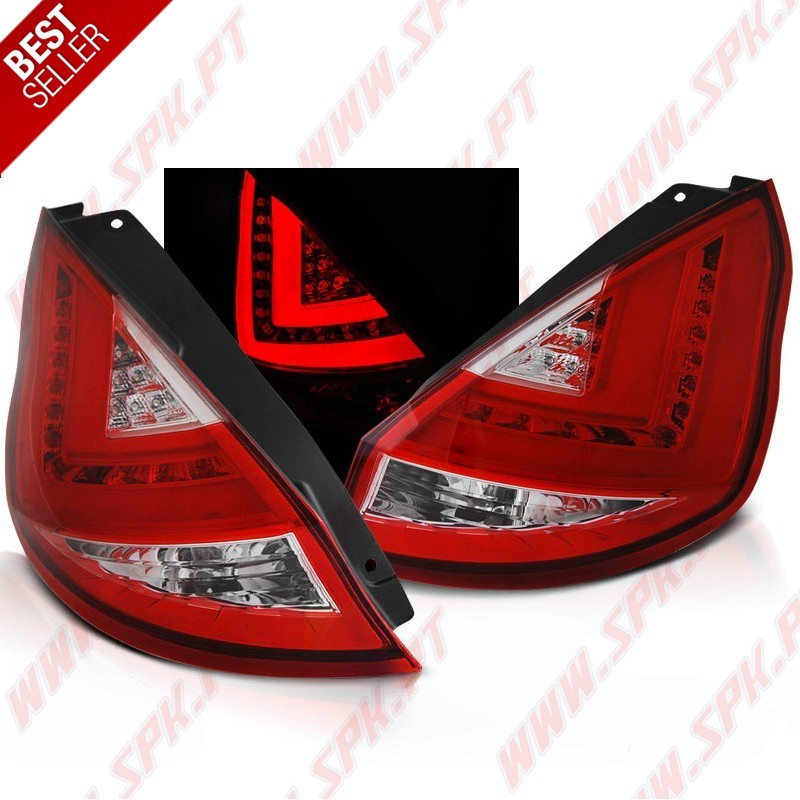 Farolins LED-BAR Red+Clear - Ford Fiesta (2008-2012) Farolins LED-BAR Red+Clear - Ford Fiesta (2008-2012)
