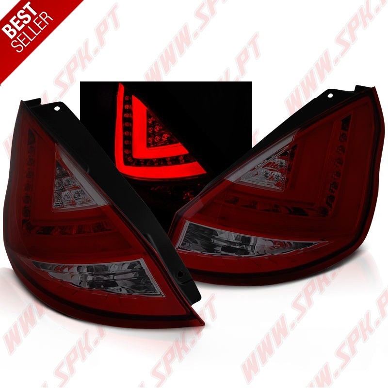 Farolins LED-BAR Red+Smoke - Ford Fiesta (2008-2012)