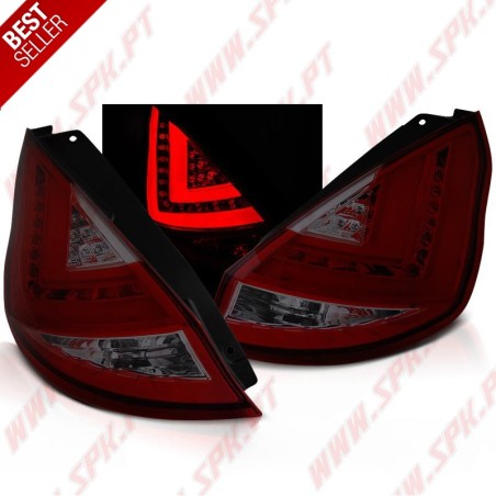 Farolins LED-BAR Red+Smoke - Ford Fiesta (2008-2012)