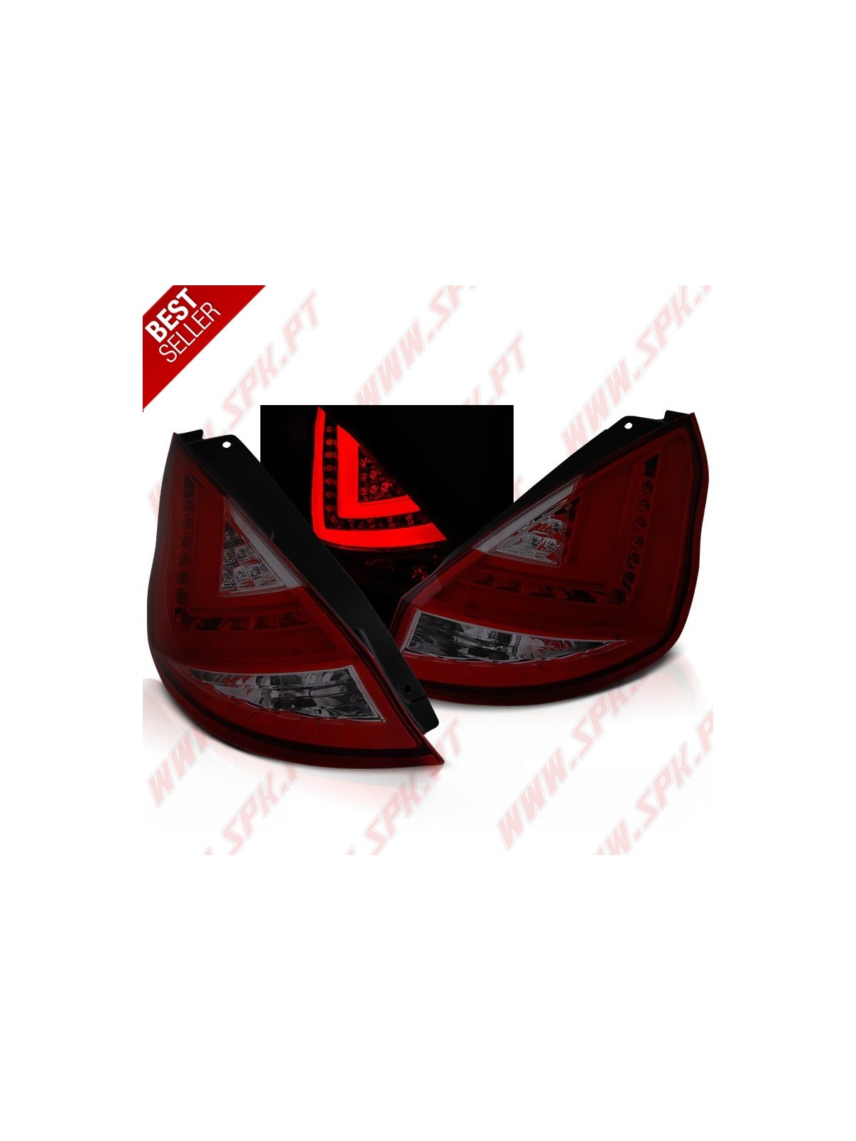 Farolins LED-BAR Red+Smoke - Ford Fiesta (2008-2012)