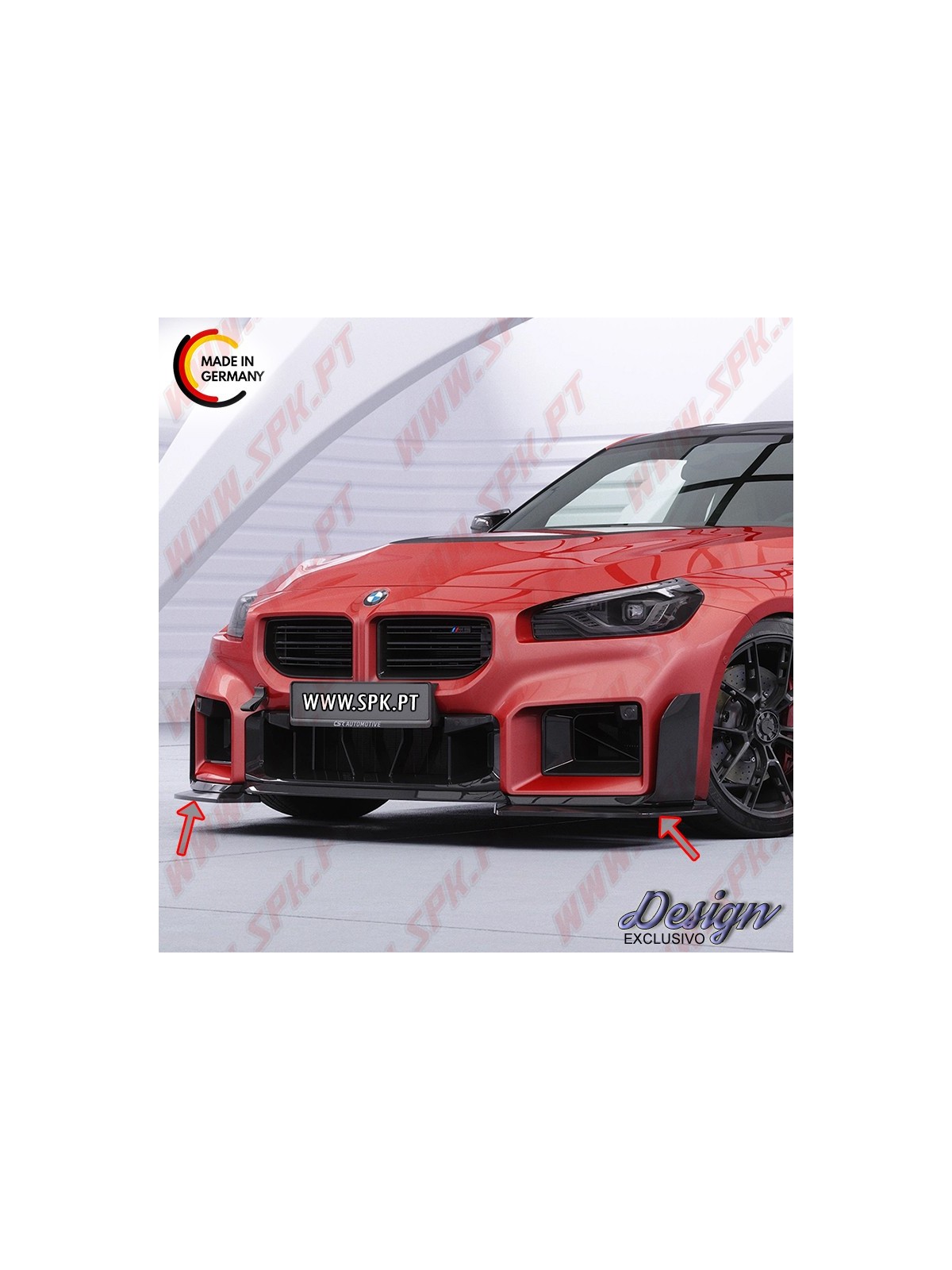 Lip Spoiler Frontal Bi-Partido - BMW G87 M2 M-Performance (2023-)