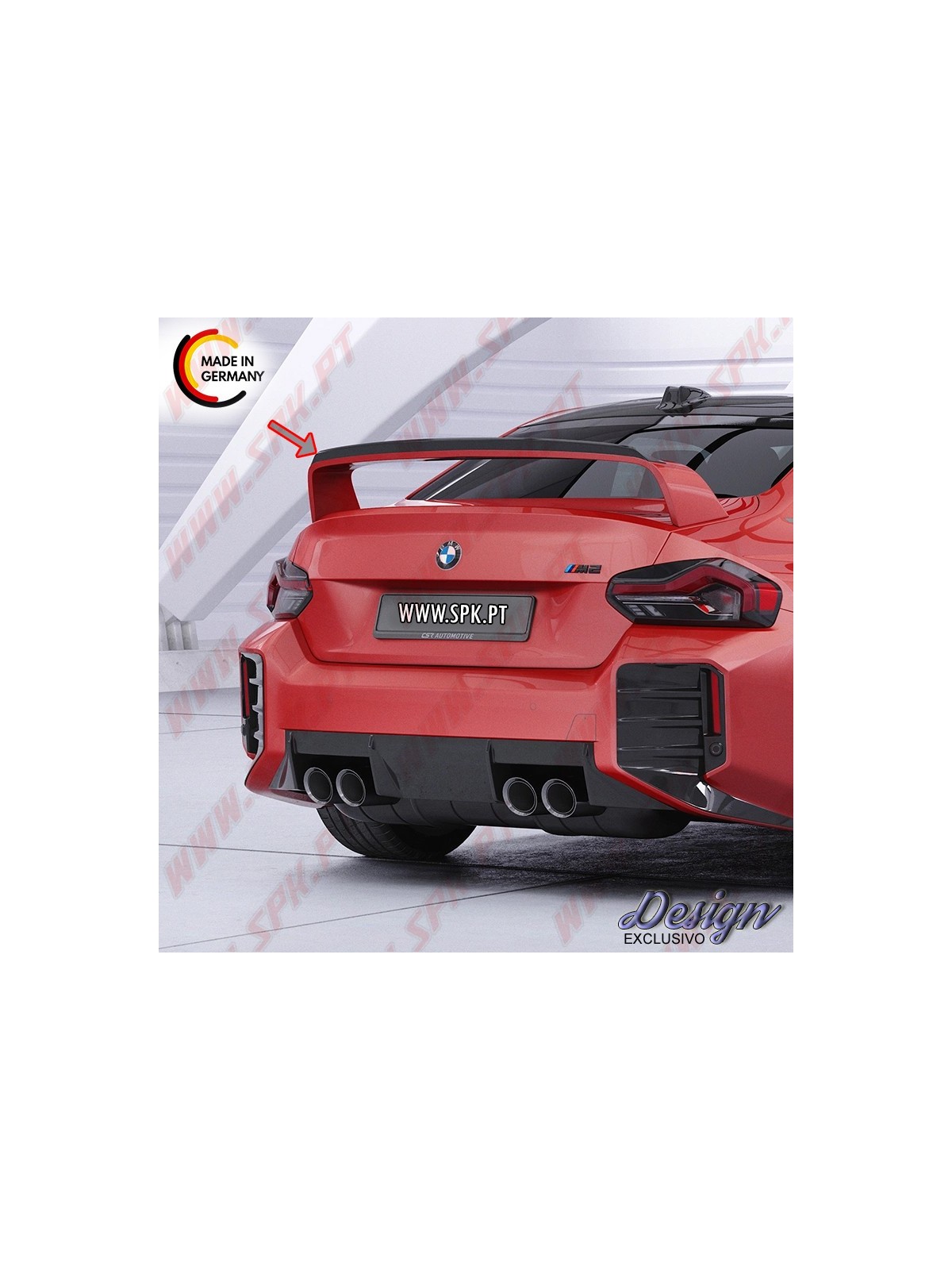 Extensão de Aileron - BMW G87 M2 M-Performance (2023-)