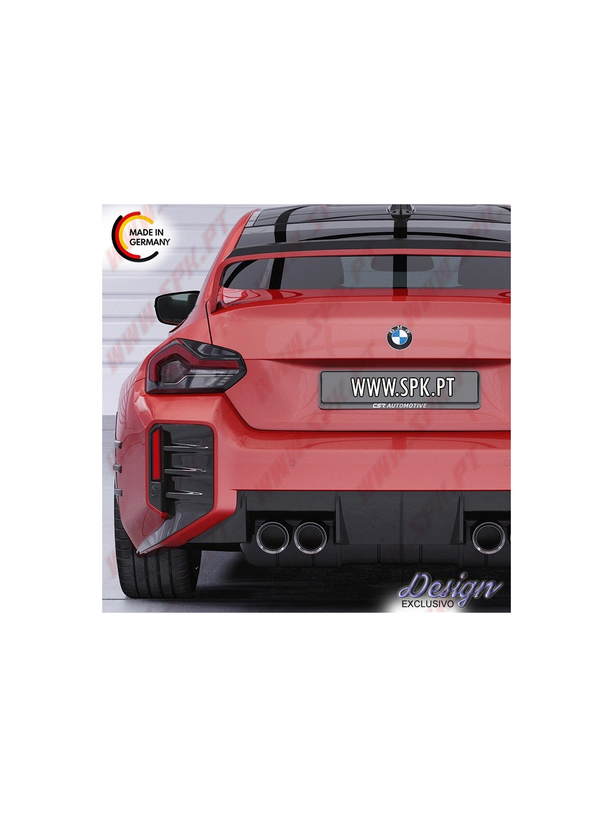 Extensão de Aileron - BMW G87 M2 M-Performance (2023-)