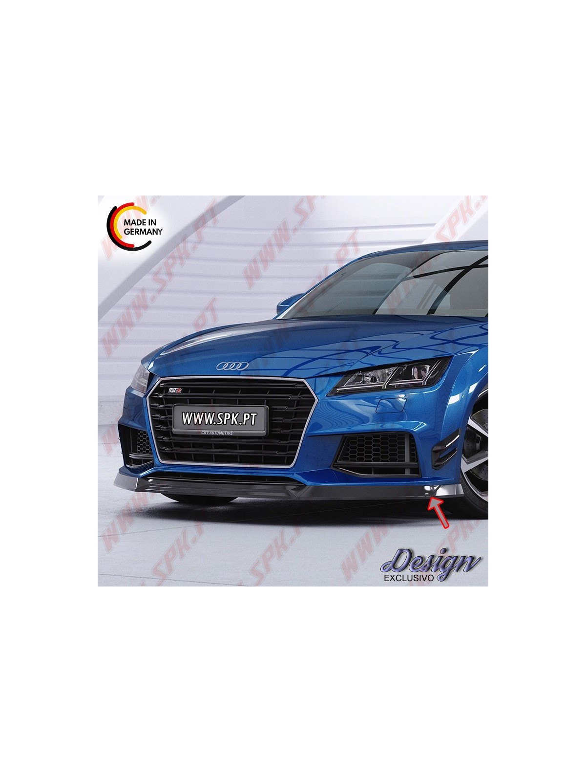 Lip Spoiler Frontal - Audi TT FV/8S Facelift (2018-2023) Lip Spoiler Frontal - Audi TT FV/8S Facelift (2018-2023)