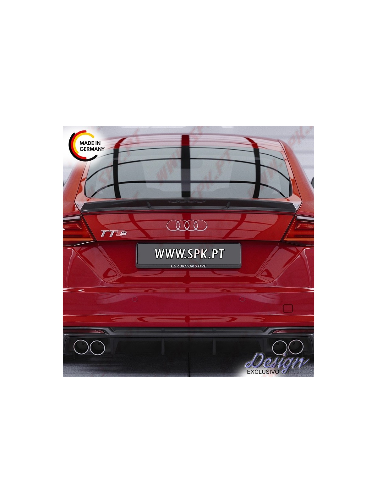 Aileron Traseiro Inferior (Mala) - Audi TT / TTS - FV/8S (2014-) Aileron Traseiro Inferior (Mala) - Audi TT / TTS - FV/8S (2014-)