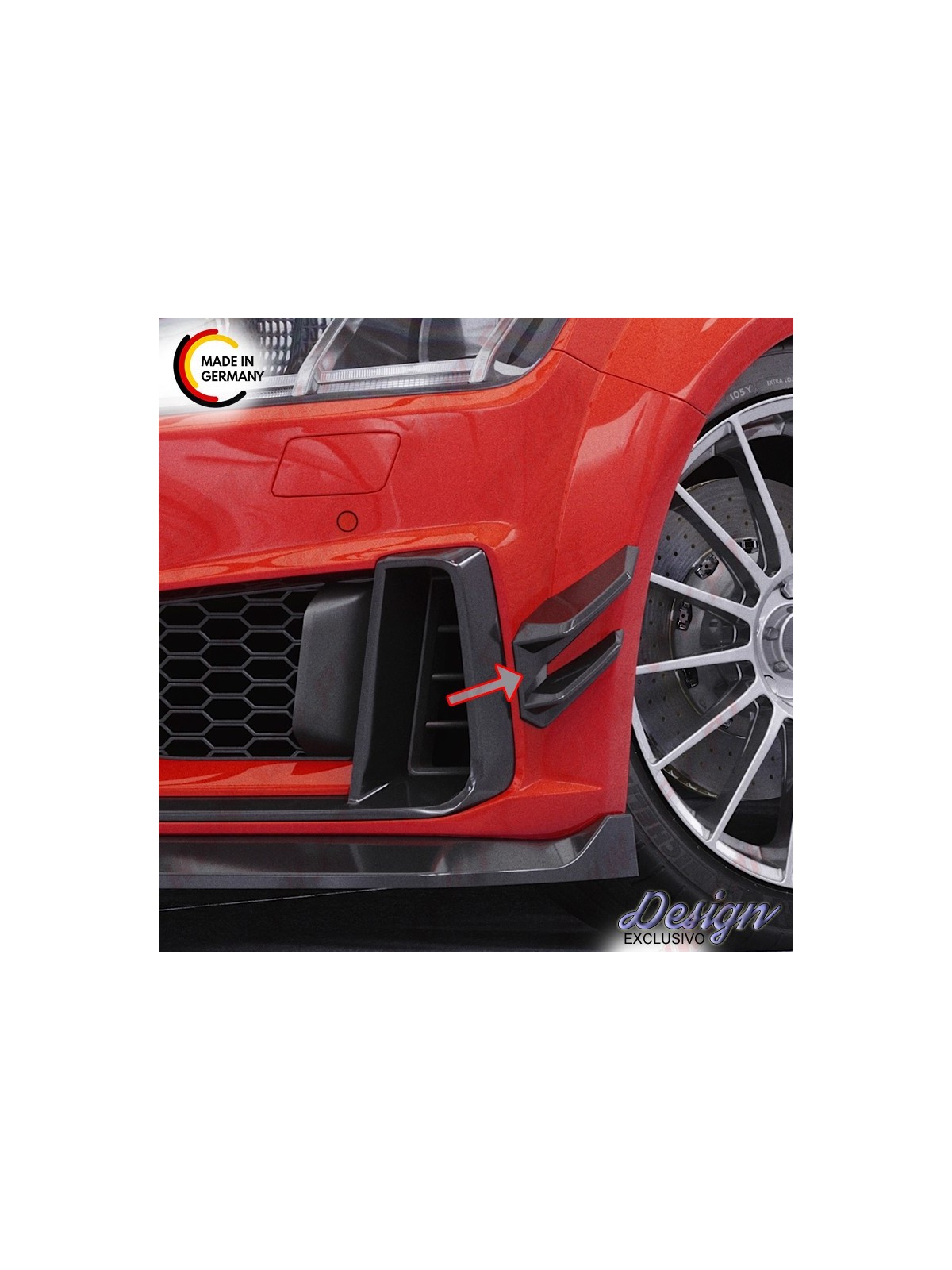 Flaps Laterais - Audi TT S-Line / TTS - FV/8S Facelift (2018-2023) Flaps Laterais - Audi TT S-Line / TTS - FV/8S Facelift (2018-2023)