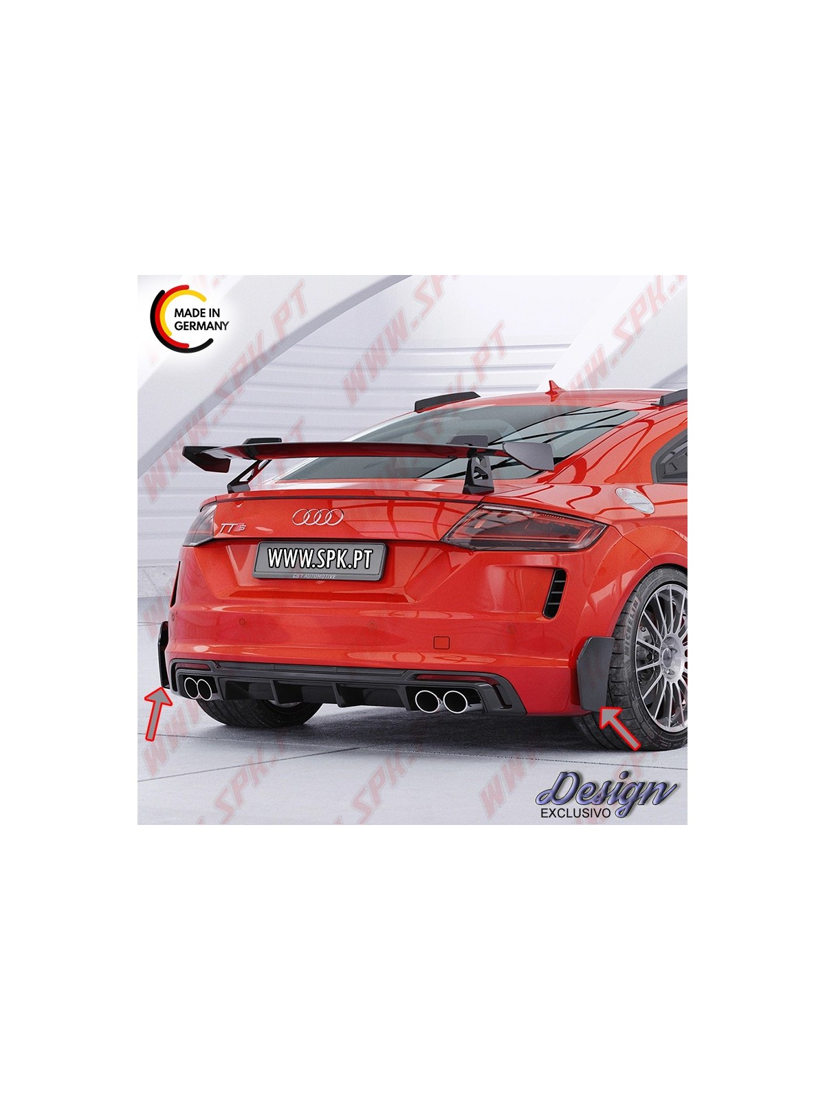 Difusores Laterais - Audi TT - FV/8S (2014-2023) Difusores Laterais - Audi TT - FV/8S (2014-2023)